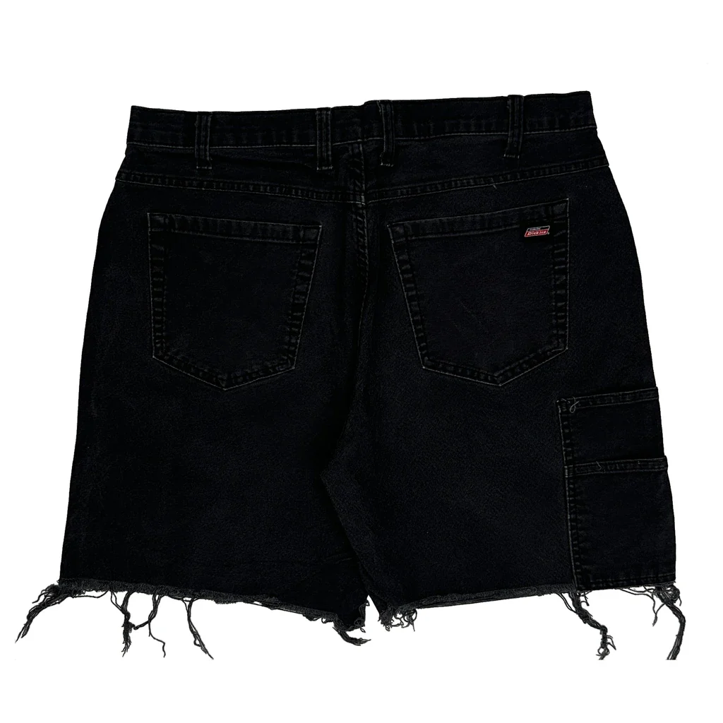 Levis Denim Shorts - 34W 7L Black Cotton