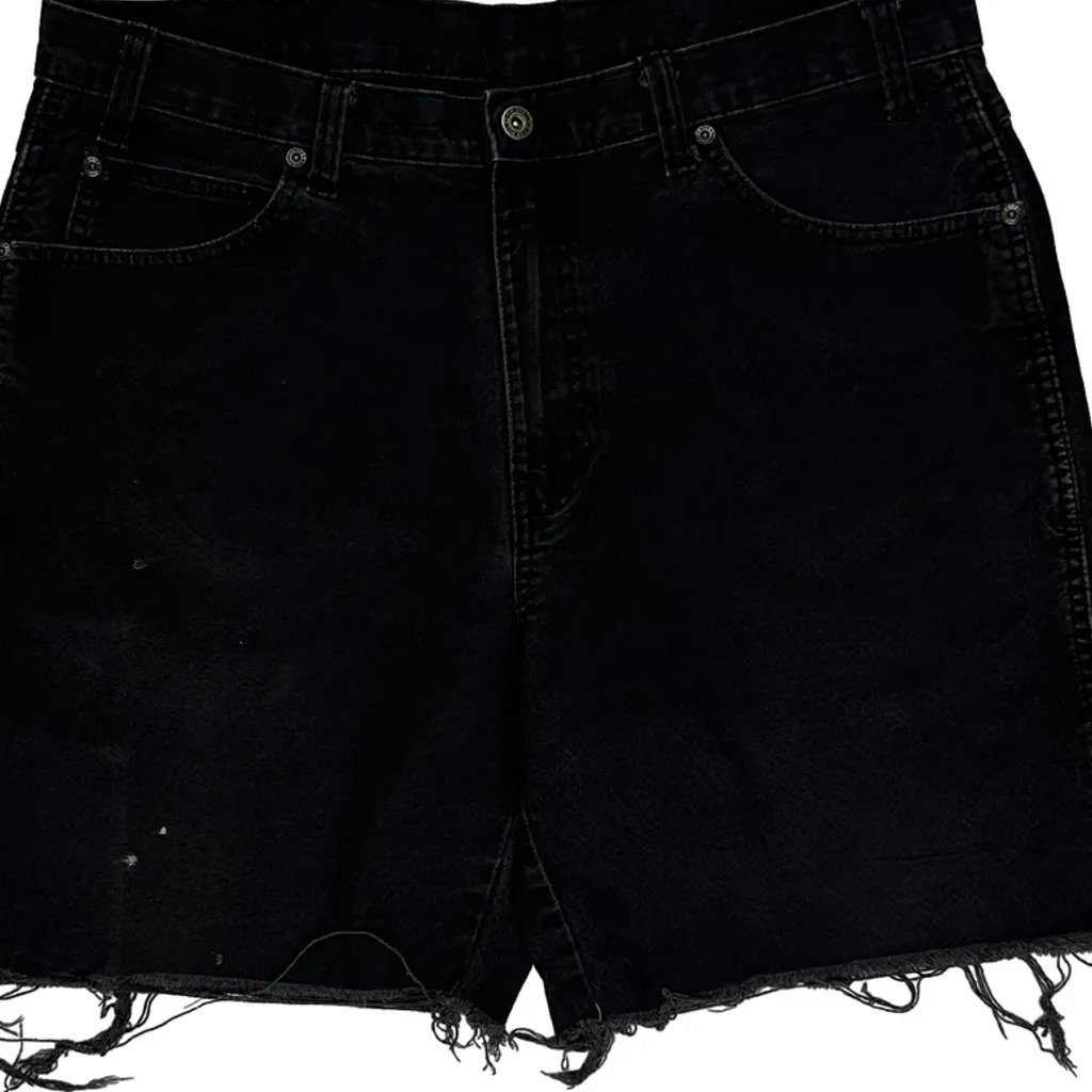 Levis Denim Shorts - 34W 7L Black Cotton - Image 10