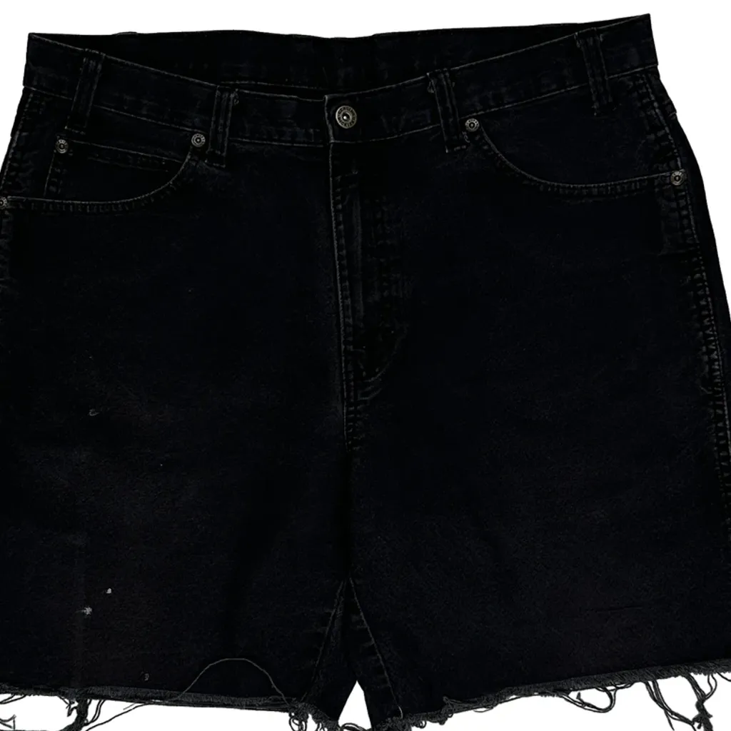 Levis Denim Shorts - 34W 7L Black Cotton - Image 9
