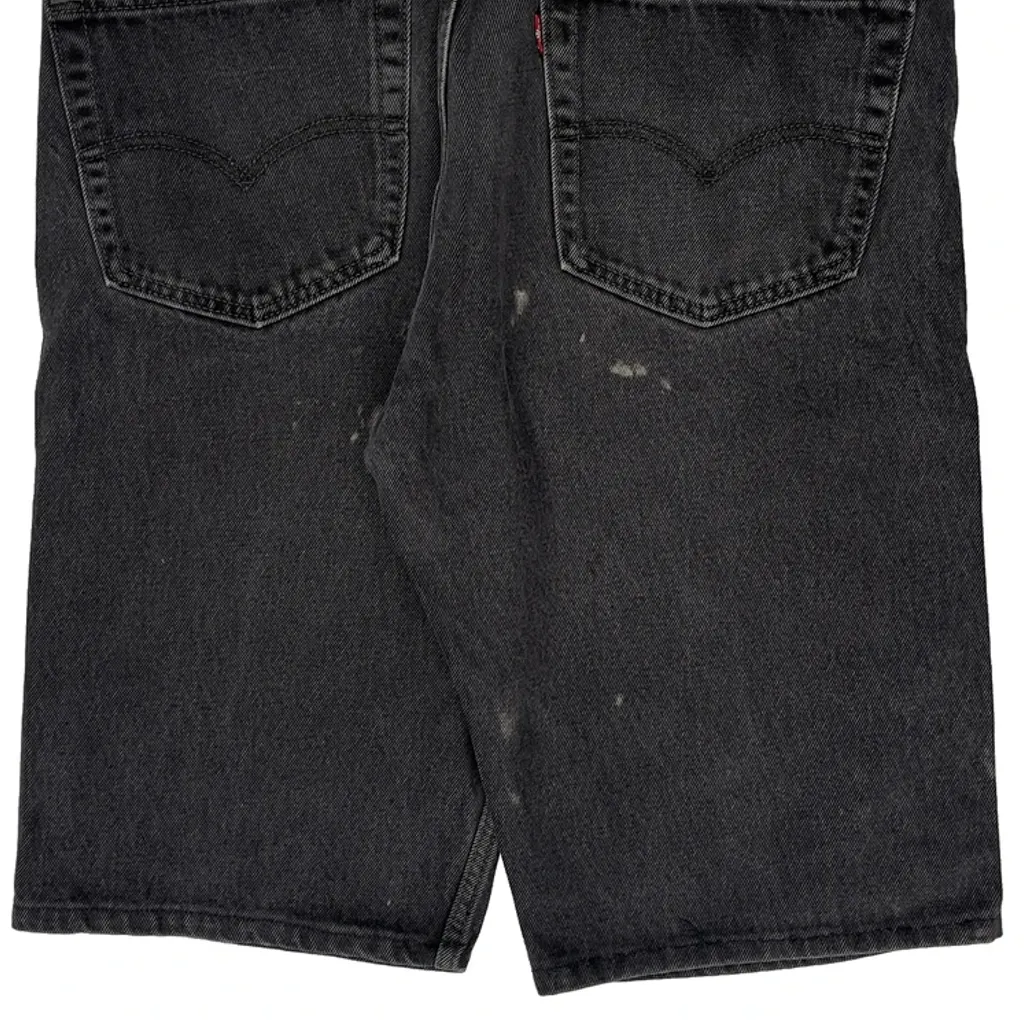 Levis Denim Shorts - 34W 11L Black Denim - Image 7