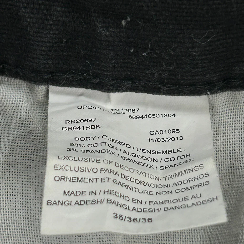 Levis Denim Shorts - 34W 3L Black Cotton - Image 6