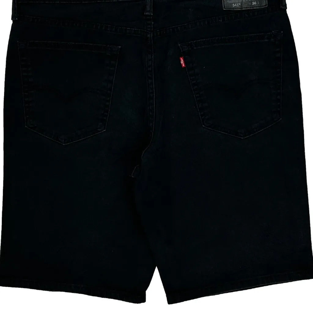 Levis Denim Shorts - 36W 11L Black Cotton - Image 7
