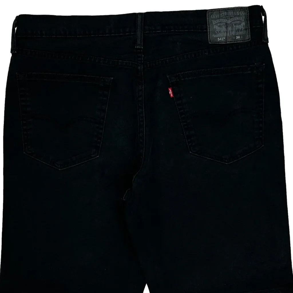 Levis Denim Shorts - 36W 11L Black Cotton - Image 8