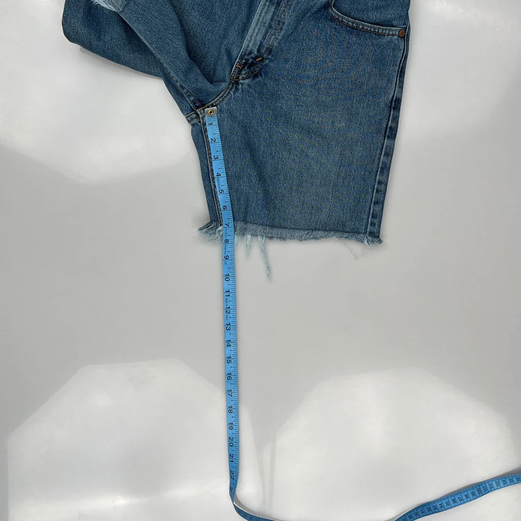 Levis Denim Shorts - 28W 9L Blue Cotton - Image 5