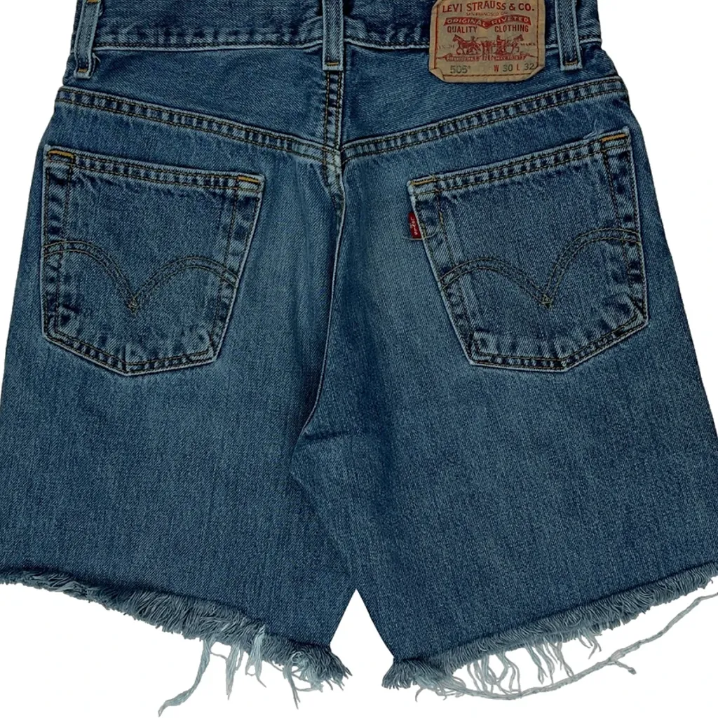 Levis Denim Shorts - 28W 9L Blue Cotton - Image 7