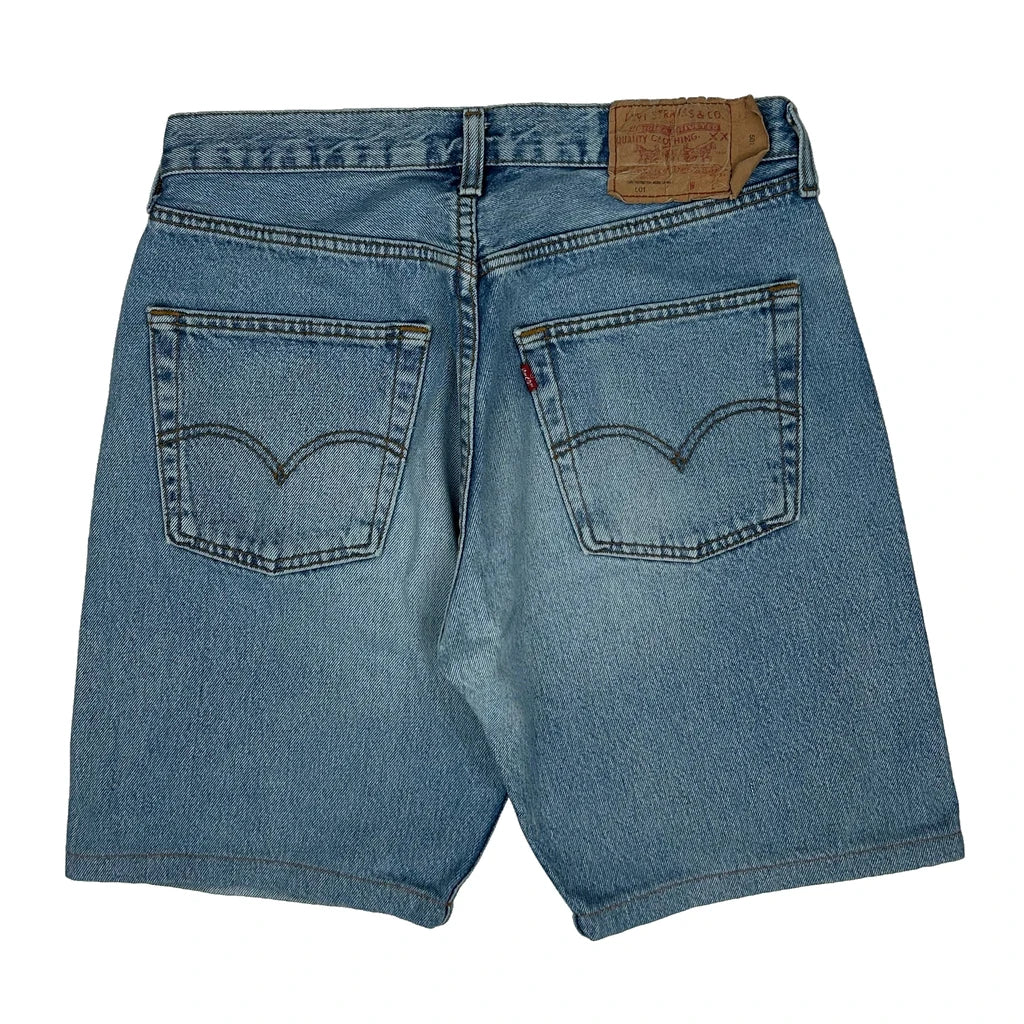 Levis Denim Shorts - 30W 10L Blue Denim