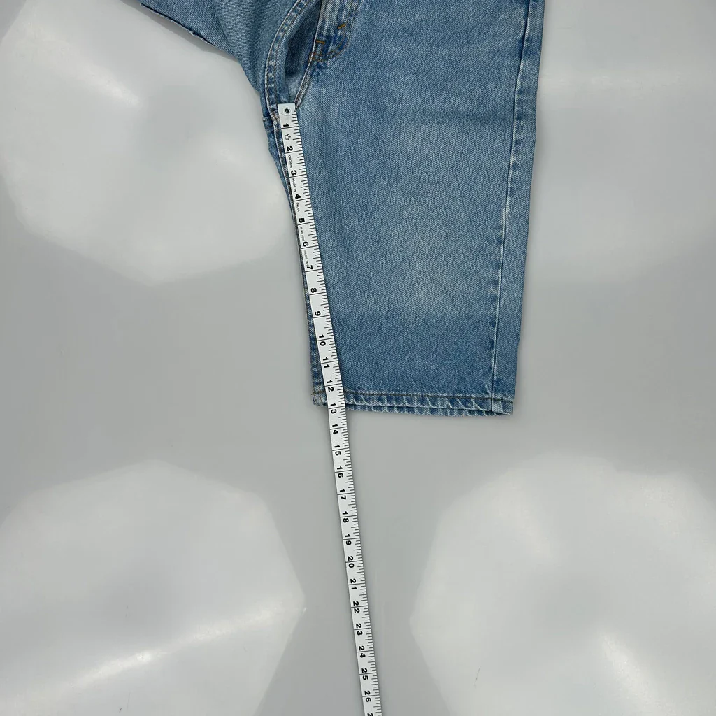 Levis Denim Shorts - 30W 12L Blue Denim - Image 5