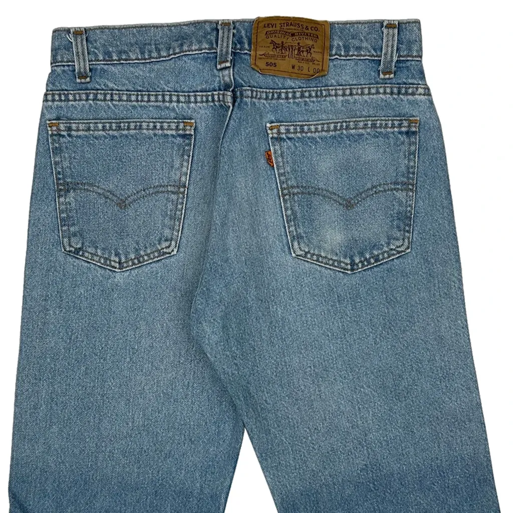 Levis Denim Shorts - 30W 12L Blue Denim - Image 7