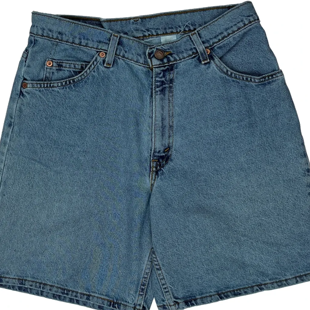 Levis Denim Shorts - 30W 9L Blue Denim - Image 9