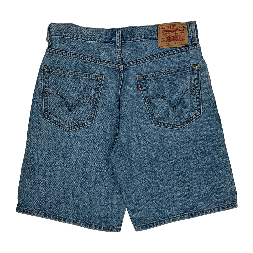 Levis Denim Shorts - 31W 9L Blue Cotton