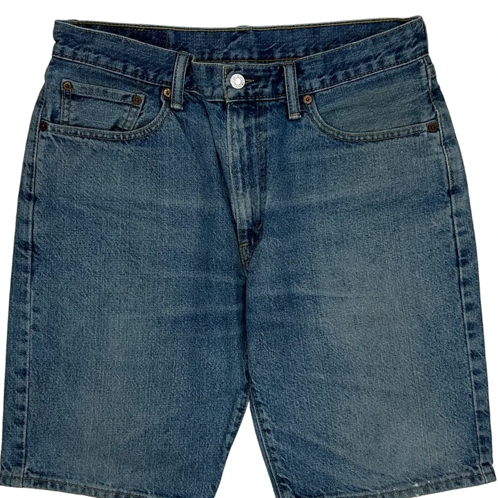Levis Denim Shorts - 31W 10L Blue Denim - Image 10