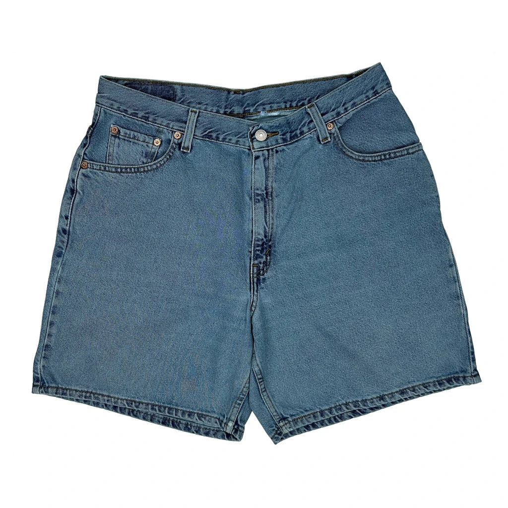 Levis Denim Shorts - 32W 9L Blue Denim - Image 2