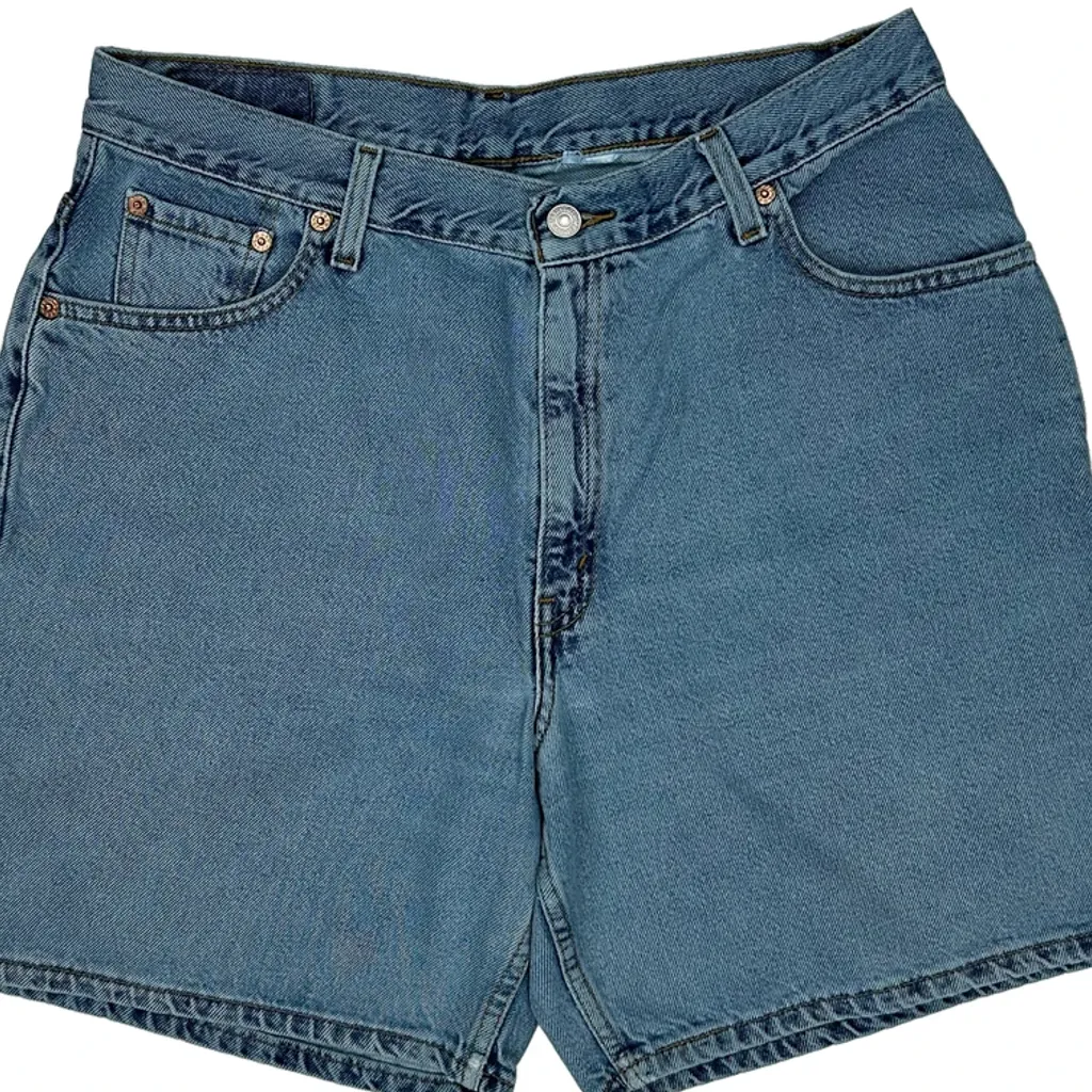 Levis Denim Shorts - 32W 9L Blue Denim - Image 8