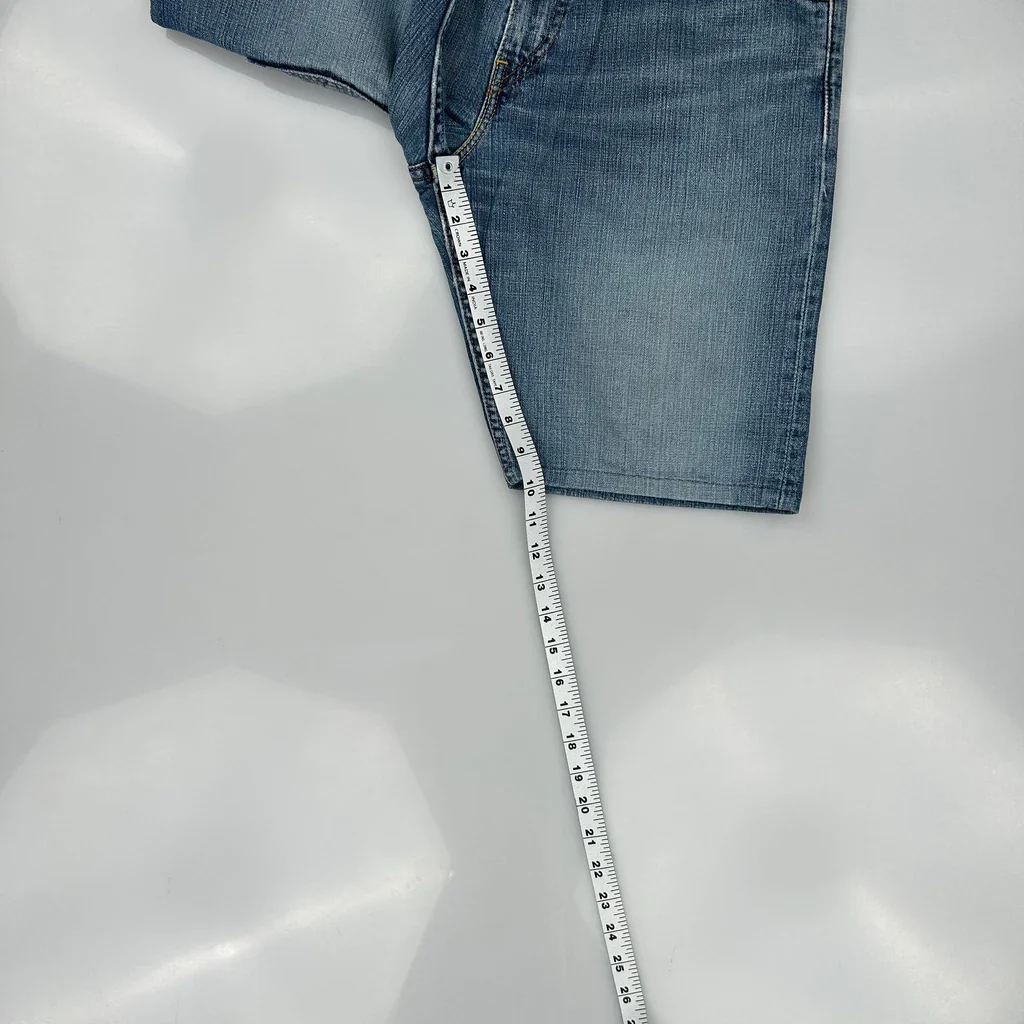 Levis Denim Shorts - 32W 10L Blue Denim - Image 5
