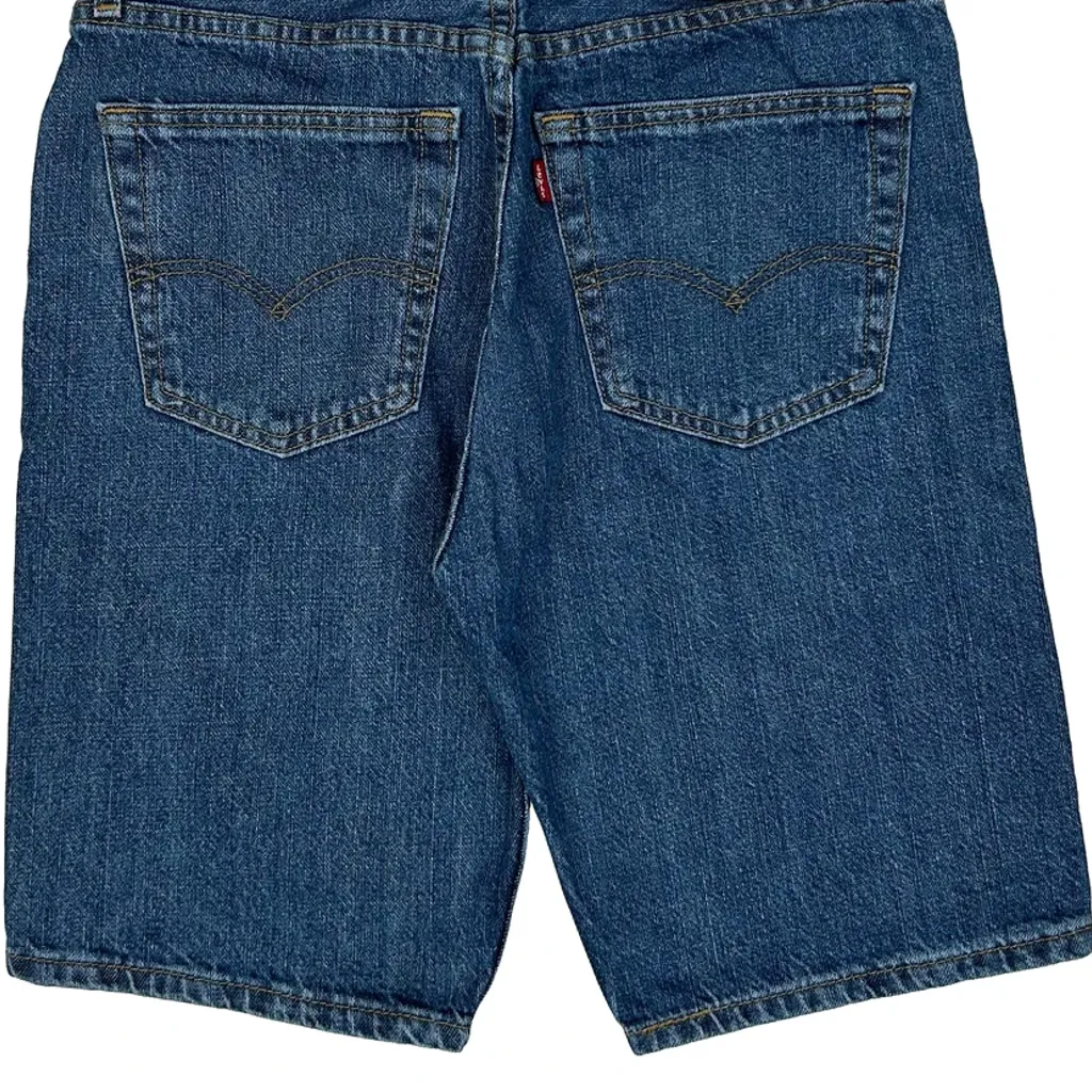 Levis Denim Shorts - 32W 10L Blue Denim - Image 6