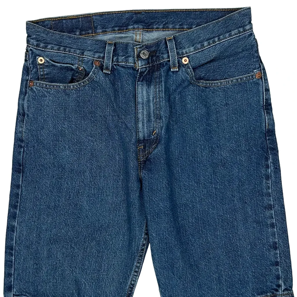 Levis Denim Shorts - 32W 10L Blue Denim - Image 8