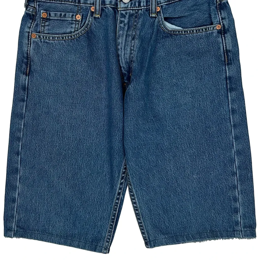 Levis Denim Shorts - 32W 11L Blue Denim - Image 8