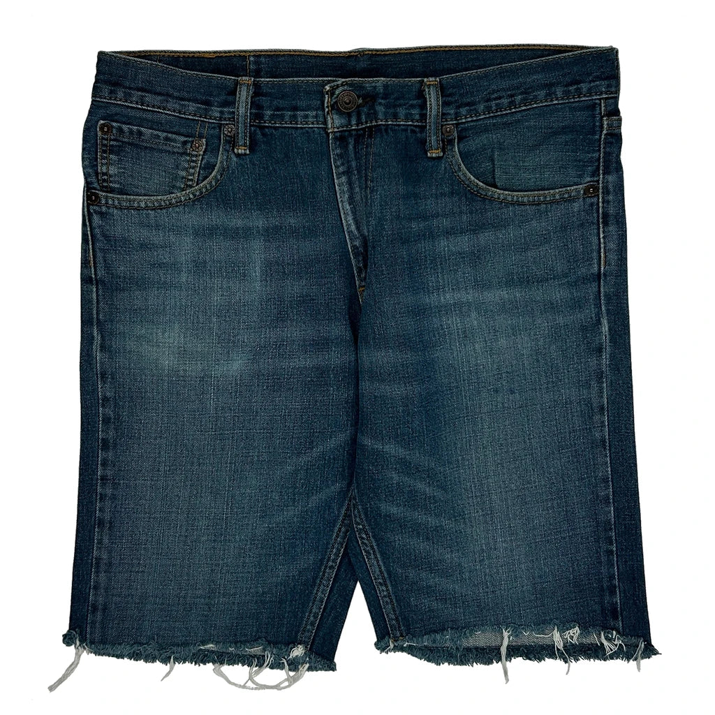 Levis Denim Shorts - 33W 10L Blue Cotton - Image 2