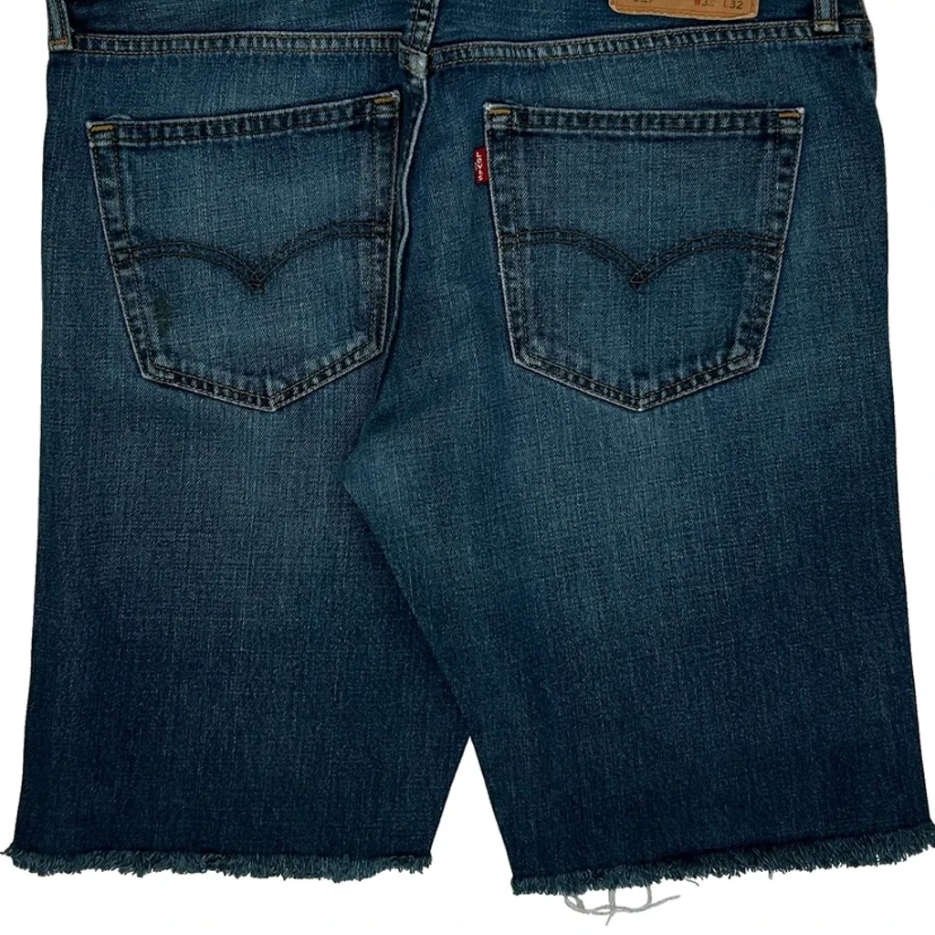 Levis Denim Shorts - 33W 10L Blue Cotton - Image 7