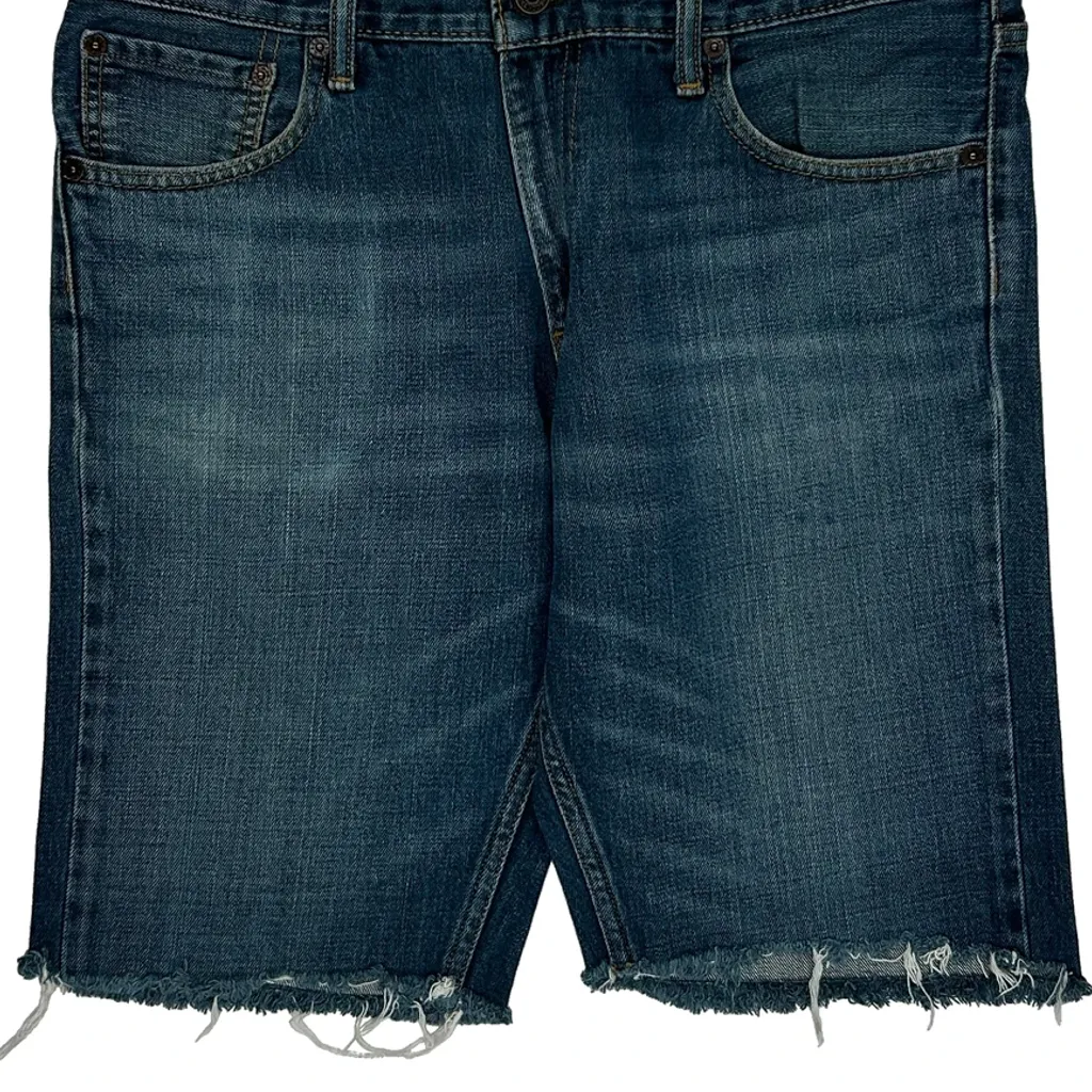 Levis Denim Shorts - 33W 10L Blue Cotton - Image 9