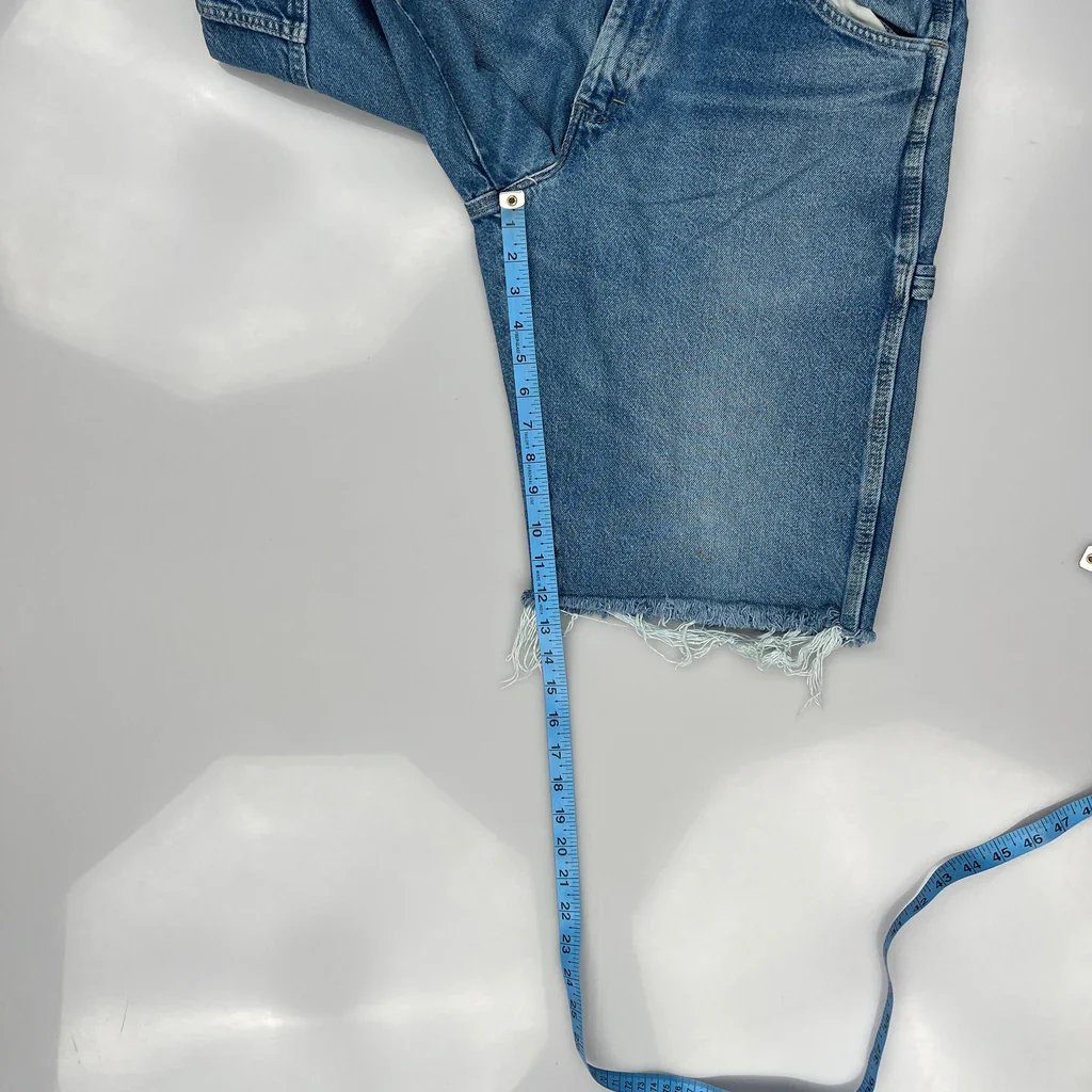 Levis Denim Shorts - 33W 10L Blue Cotton - Image 5