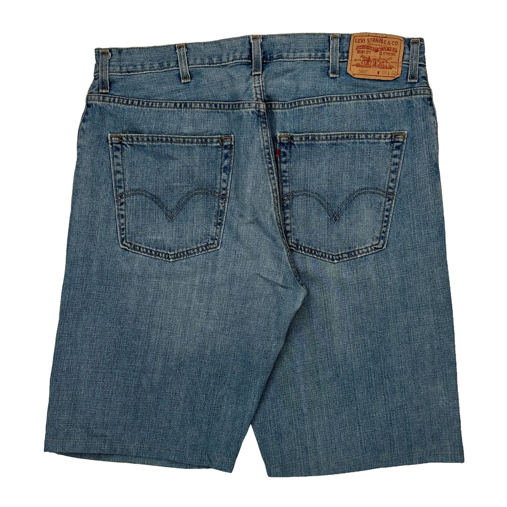 Levis Denim Shorts - 38W 11L Blue Cotton