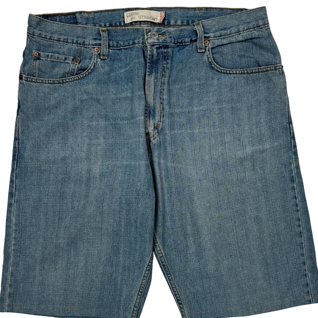 Levis Denim Shorts - 38W 11L Blue Cotton - Image 10