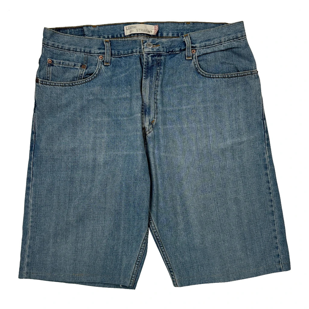 Levis Denim Shorts - 38W 11L Blue Cotton - Image 2