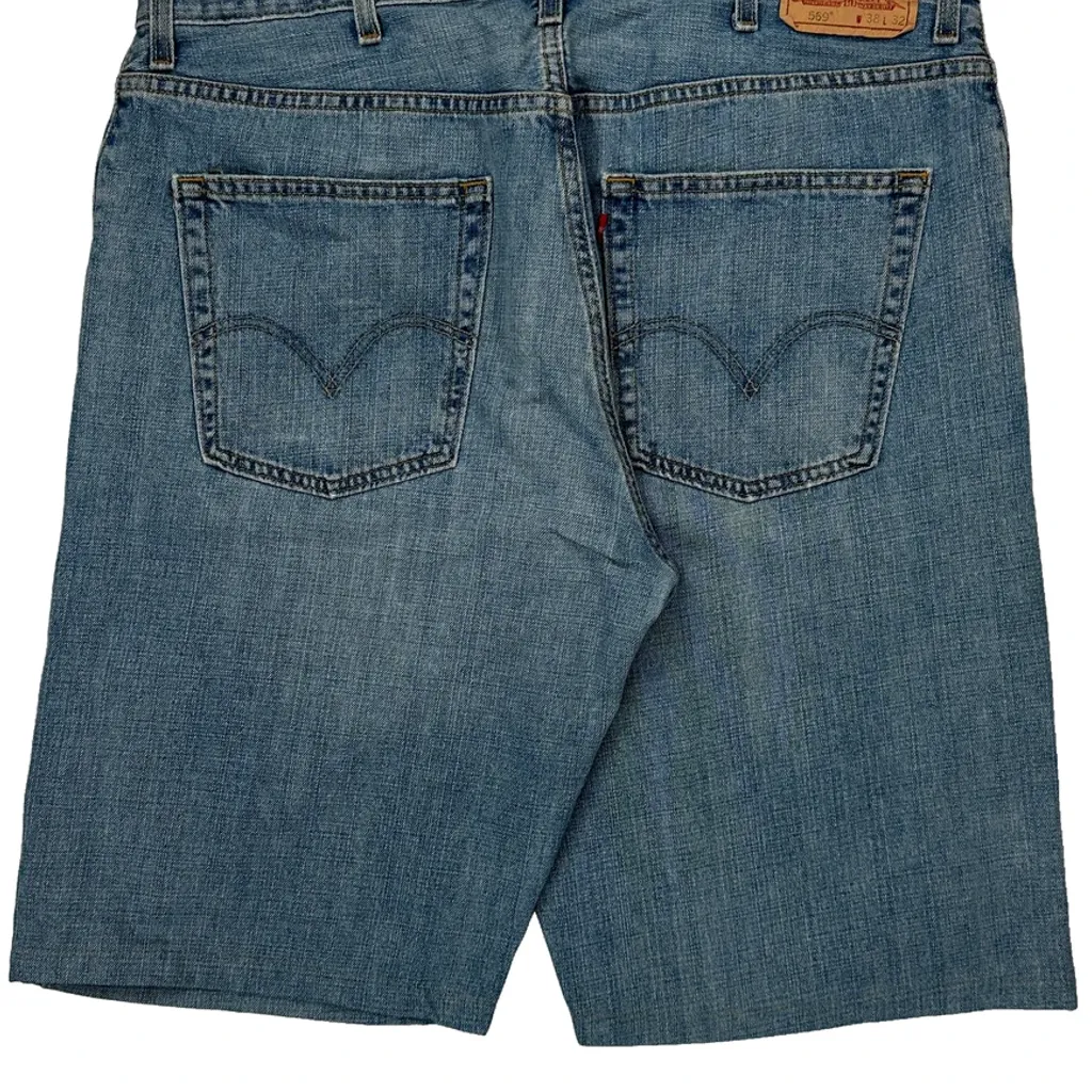 Levis Denim Shorts - 38W 11L Blue Cotton - Image 8