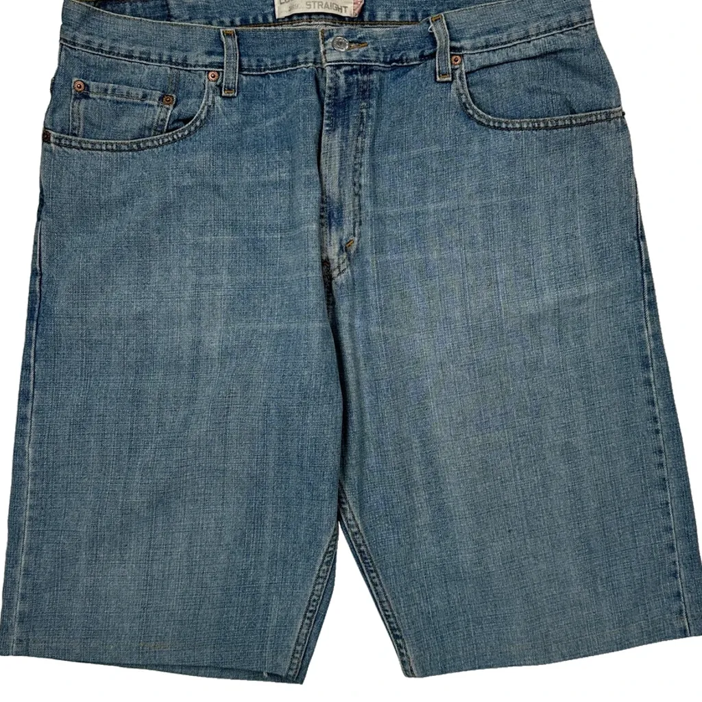 Levis Denim Shorts - 38W 11L Blue Cotton - Image 9
