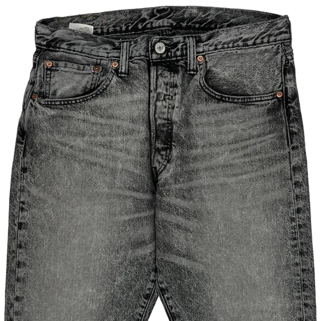 Levis Denim Shorts - 32W 10L Grey Cotton - Image 10