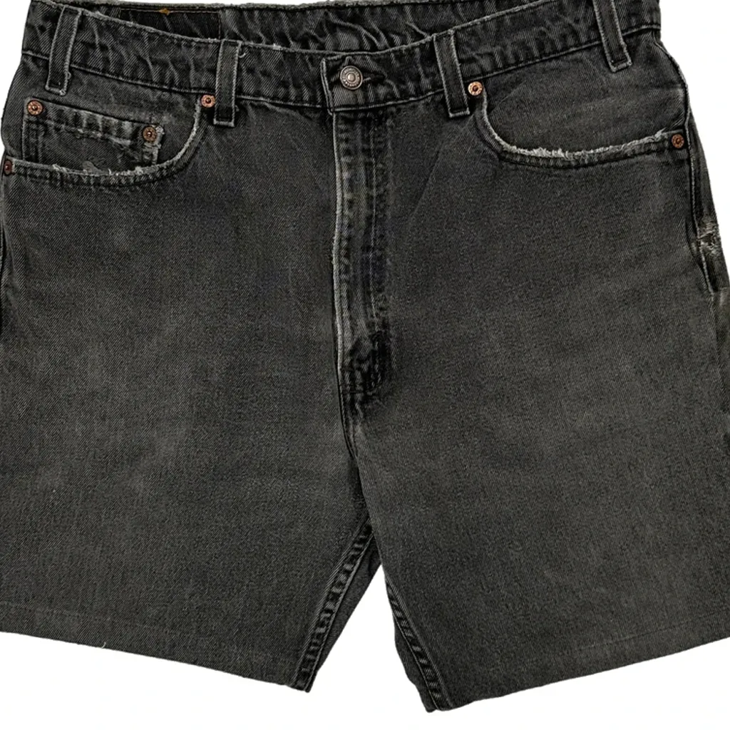 Levis Denim Shorts - 33W 8L Grey Denim - Image 8
