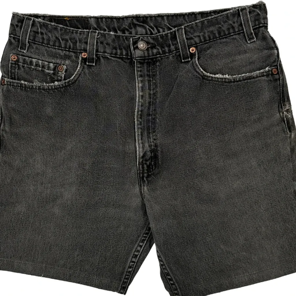Levis Denim Shorts - 33W 8L Grey Denim - Image 9