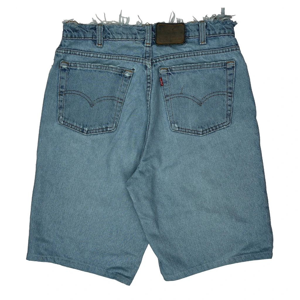 Levis Denim Shorts - 28W 10L Light Wash Denim