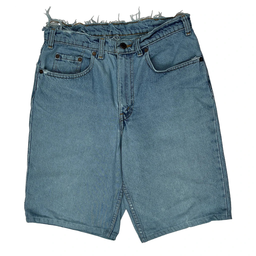Levis Denim Shorts - 28W 10L Light Wash Denim - Image 2