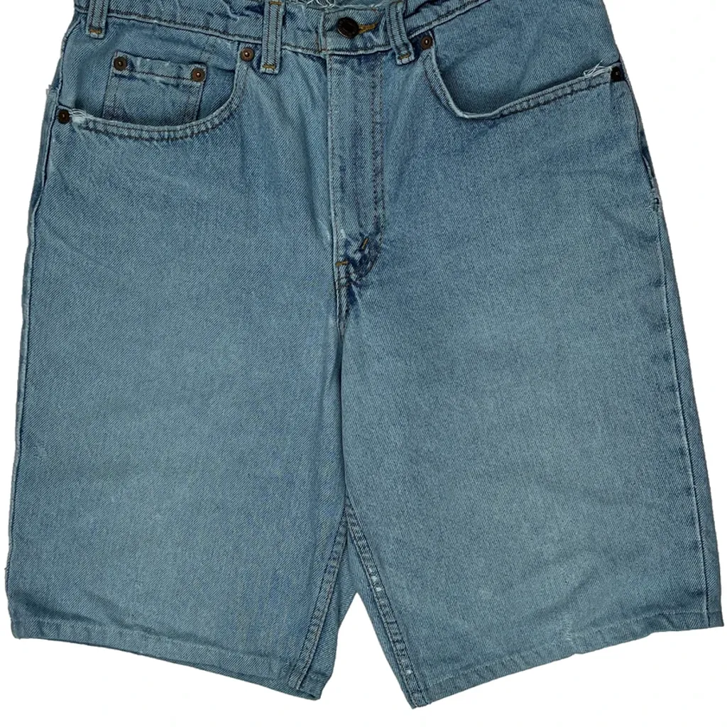 Levis Denim Shorts - 28W 10L Light Wash Denim - Image 8