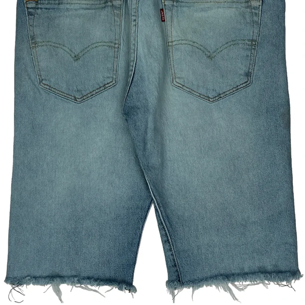 Levis Denim Shorts - 30W 11L Light Wash Denim - Image 6