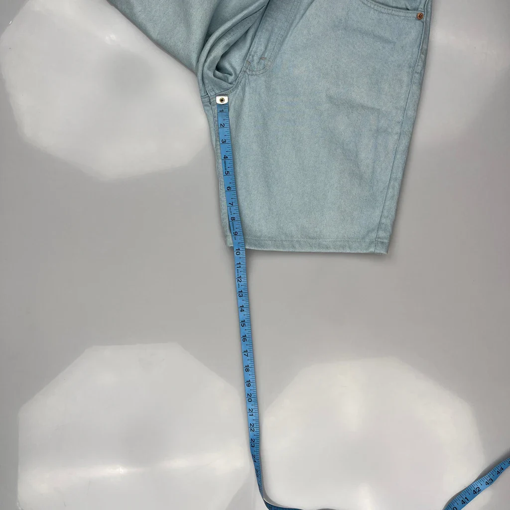 Levis Denim Shorts - 31W 9L Light Wash Denim - Image 5