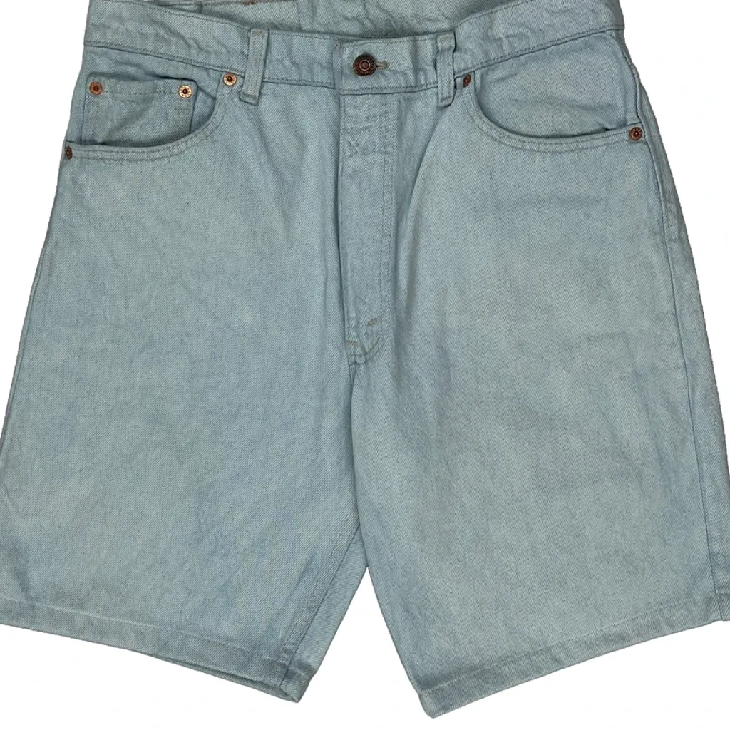 Levis Denim Shorts - 31W 9L Light Wash Denim - Image 9