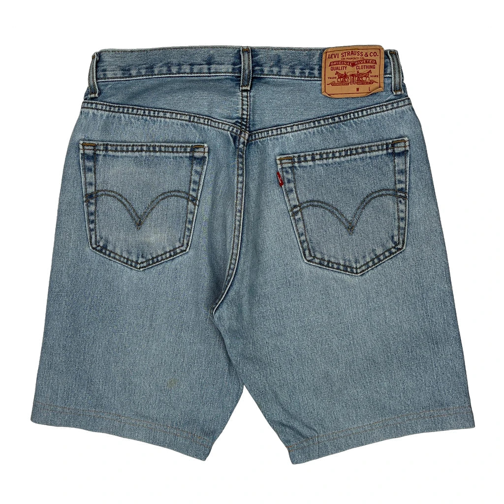 Levis Denim Shorts - 31W 10L Light Wash Denim
