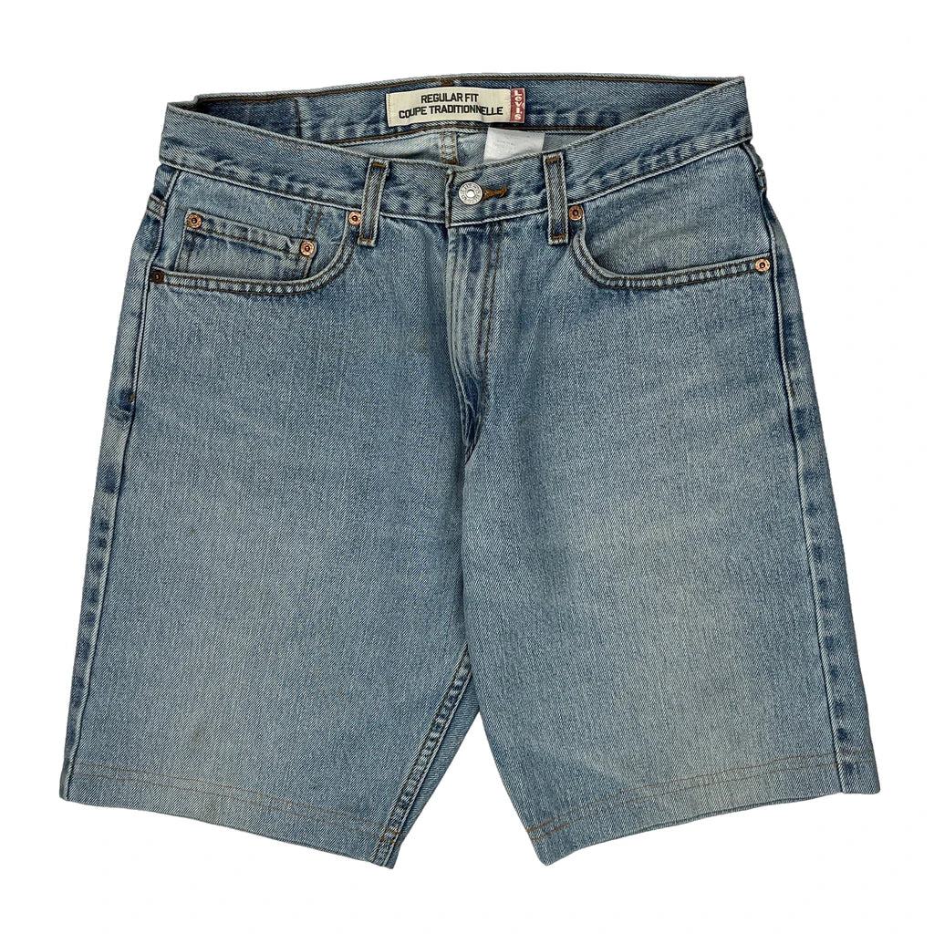 Levis Denim Shorts - 31W 10L Light Wash Denim - Image 2