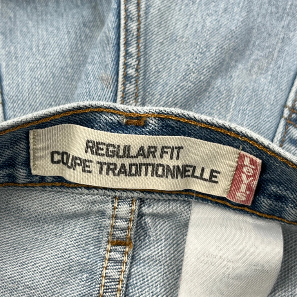 Levis Denim Shorts - 31W 10L Light Wash Denim - Image 6
