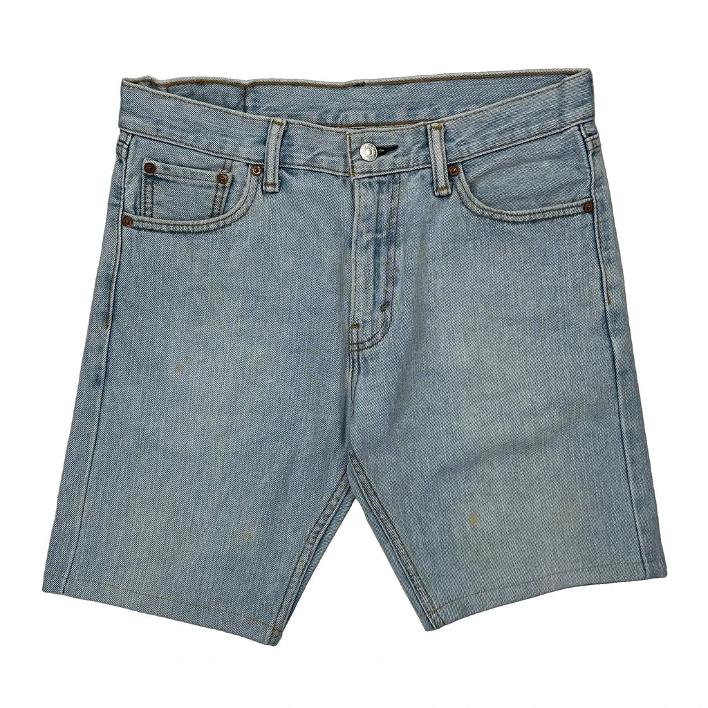 Levis Denim Shorts - 31W 10L Light Wash Denim - Image 2