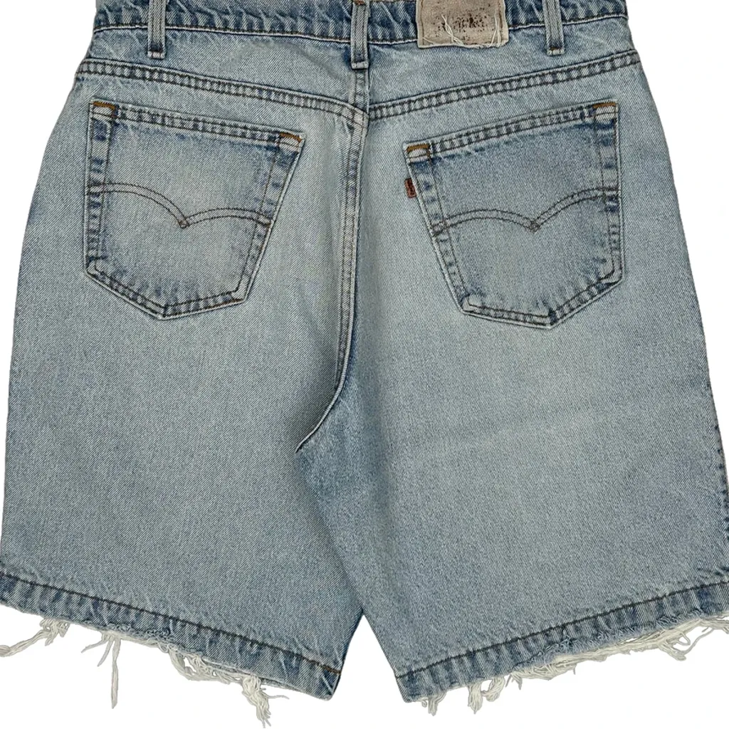 Levis Denim Shorts - 34W 10L Light Wash Denim - Image 7