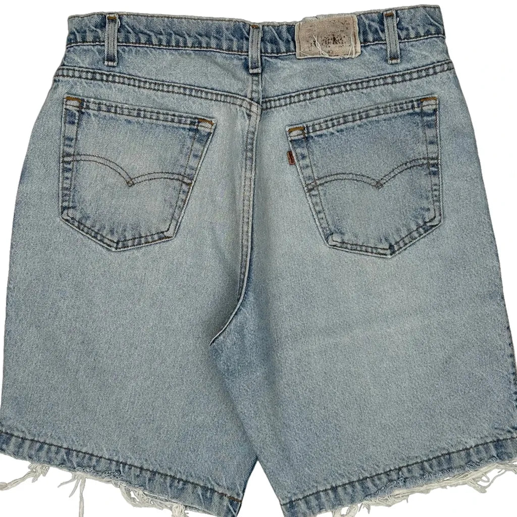 Levis Denim Shorts - 34W 10L Light Wash Denim - Image 8