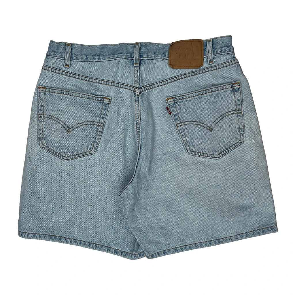 Levis Denim Shorts - 34W 8L Light Wash Denim