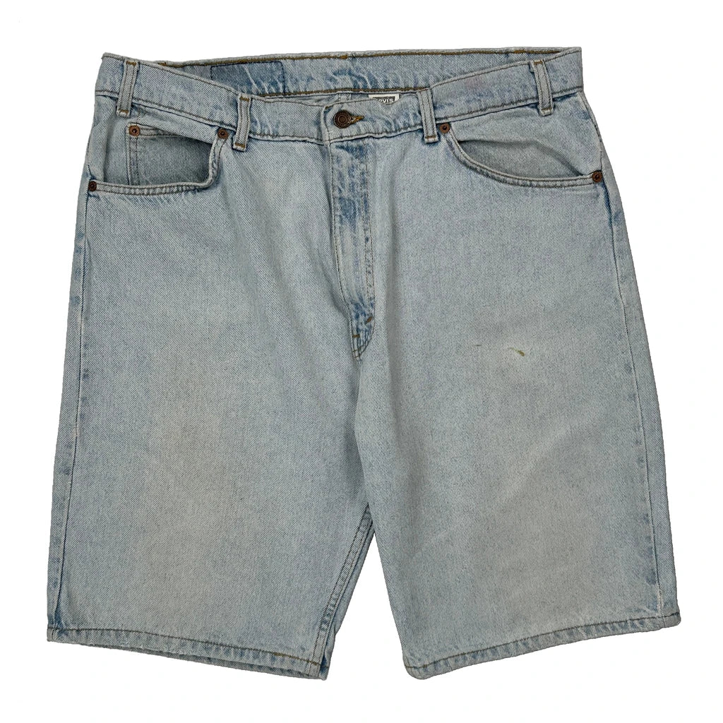 Levis Baggy Denim Shorts - 35W 9L Light Wash Cotton - Image 2
