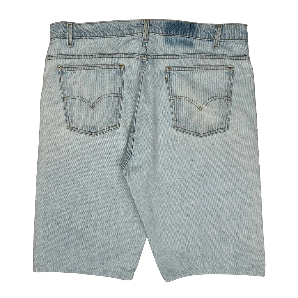 Levis Denim Shorts - 38W 10L Light Wash Denim