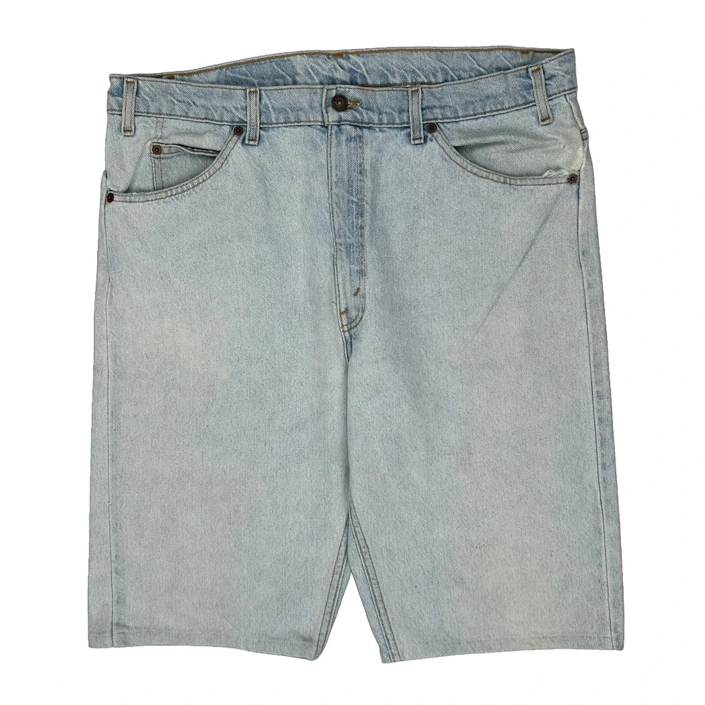 Levis Denim Shorts - 38W 10L Light Wash Denim - Image 2