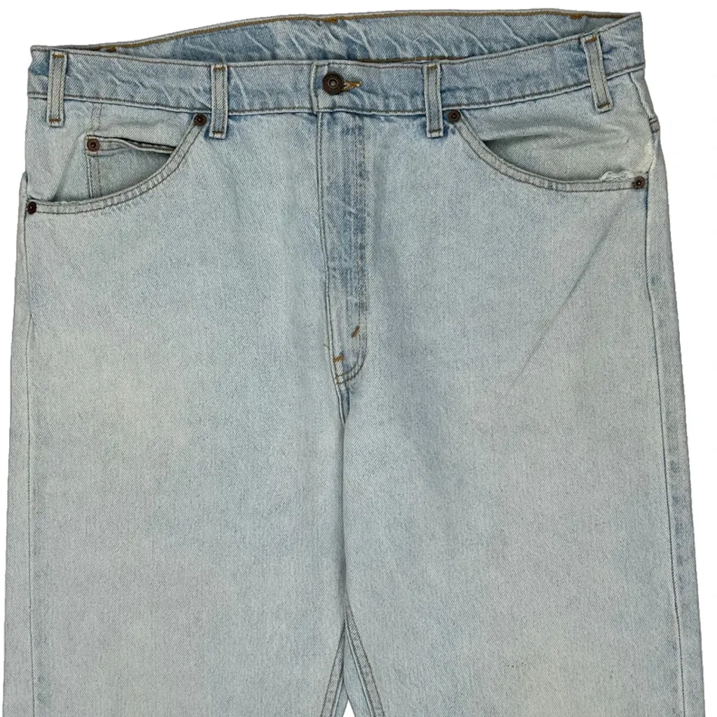 Levis Denim Shorts - 38W 10L Light Wash Denim - Image 8